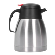 Jarra térmica de aço inoxidável com isolamento a vácuo, cafeteira térmica de parede dupla com bico em formato de bico de águia e tampa