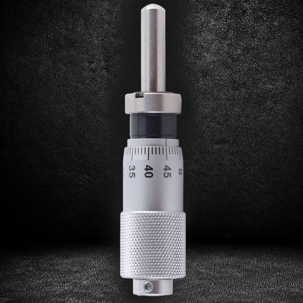 0-13Mm Metal Micrometer Flat Ball Head With Nut, Silver, 0.01Mm Accuracy 4991362413545