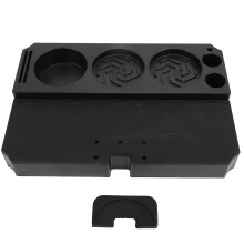 Espresso aanstampmat organizer, koffieaanstampstation met afneembaar ontwerp, voedselveilige siliconen antislipbasis, vaatwasmachinebestendig,