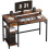 120cm Home Computer Desk Office with Storage Shelf Metal Frame 5