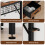 120cm Home Computer Desk Office with Storage Shelf Metal Frame 8