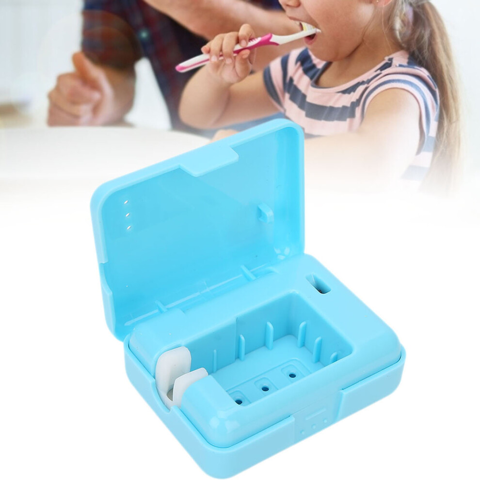 Blue Portable Wall-Mounted Ultraviolet Toothbrush Head Cleaner Eu Version