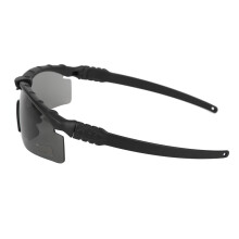 Black PVC Military Goggles Tactic Glasses, Impact & Windproof