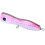 Großer Holzzappelköder 17 cm Topwater Meeresangeln Köder Pink Orange Gelb 6