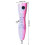 Großer Holzzappelköder 17 cm Topwater Meeresangeln Köder Pink Orange Gelb 5