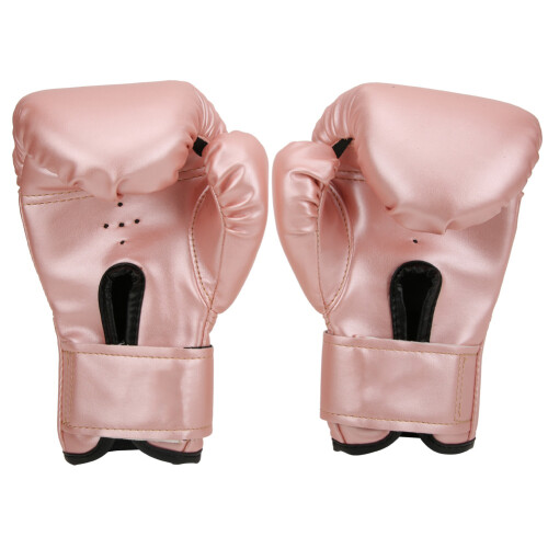 Rosa PU-Leder Kinder-Boxhandschuhe 23cm Sparring- & Trainingsausrüstung 2