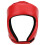 Red Large Sanda Boxing Helmet - PU Leather Adjustable Wide View 1