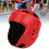 Red Large Sanda Boxing Helmet - PU Leather Adjustable Wide View 10