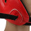 Red Large Sanda Boxing Helmet - PU Leather Adjustable Wide View 5