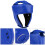 Kickboxing Training Helmet Blue Small PU Leather Adjustable Head Guard 8