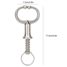 Stainless Steel Self Locking Cattle Nose Plier, Cow Farm Tool, 17.5x7.2cm