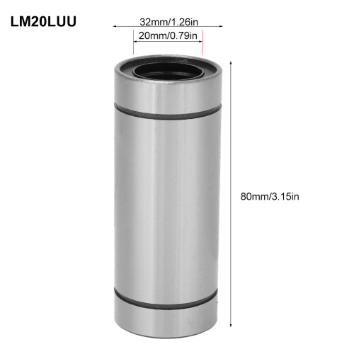 Durable LM20LUU Linear Bearings for Precision Automation Tools