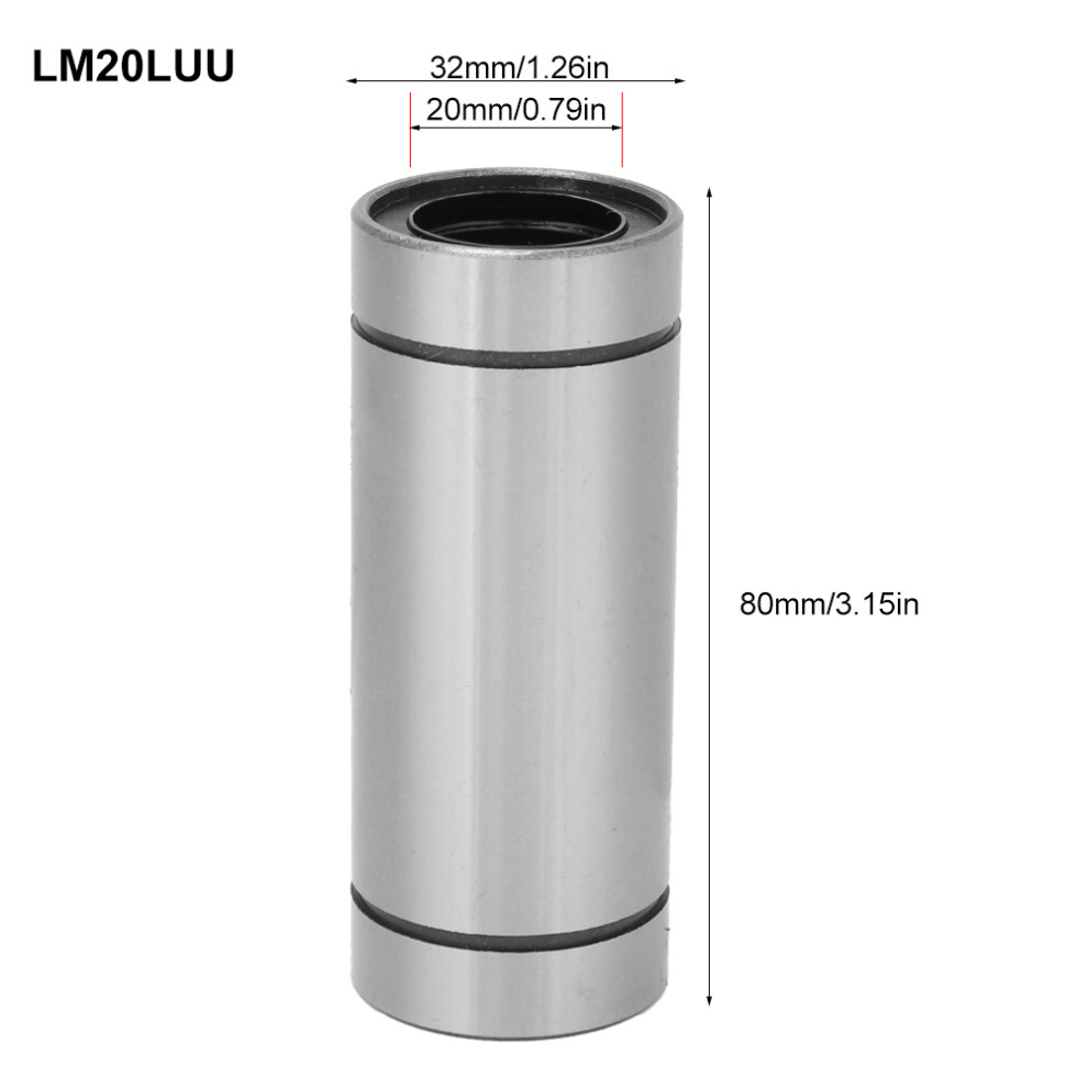 Durable LM20LUU Linear Bearings for Precision Automation Tools