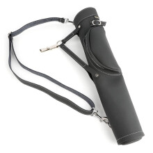 Archery Back Quiver Leather Hip Quiver Waist Hanged Arrow Quiver Adjustable Arrows Holder Bag Side Quiver for Traditional Longbow Recurve Bow