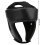 PU Leather Adjustable Boxing Head Guard for Sanda Kickboxing Training Black Medium 12