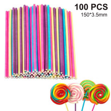 Lollystokjes, duurzame witte papieren stokjes voor cakepops, multifunctioneel en voedselveilig, ondersteunen creatief bakken.