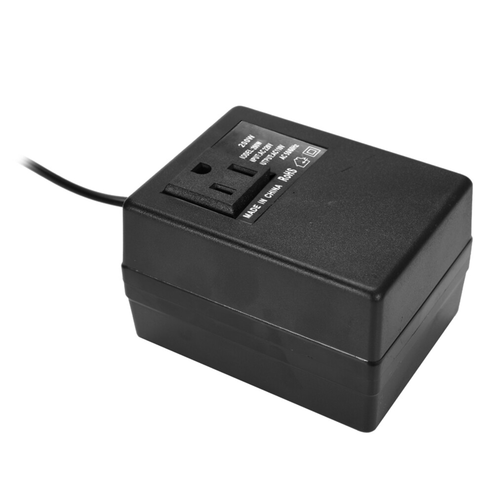 200W Intelligent Power Adapter Compact Portable Travel Ac Voltage Converter 7891362420949