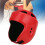 Adjustable PU Leather Boxing Head Guard Red Medium for Training & Defense 1