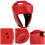 Adjustable PU Leather Boxing Head Guard Red Medium for Training & Defense 9