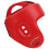 Adjustable PU Leather Boxing Head Guard Red Medium for Training & Defense 5