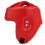 Adjustable PU Leather Boxing Head Guard Red Medium for Training & Defense 12