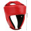 Adjustable PU Leather Boxing Head Guard Red Medium for Training & Defense 7