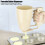 Sturdy and Durable Kitchen Cooking Tool, Practical Batter Dispenser for Efficient Pancake, Cupcake, Waffle Making - Premium Material, Easy to Clean, G 8