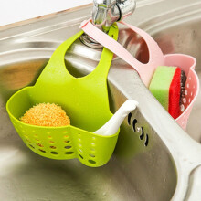 Organizzatore per accessori da lavello con sistema di drenaggio, scolapiatti ecologico per lavello da cucina (verde)