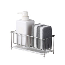Organizador de louças em aço inoxidável, acessório de cozinha charmoso que economiza espaço, para secagem rápida e pias organizadas,