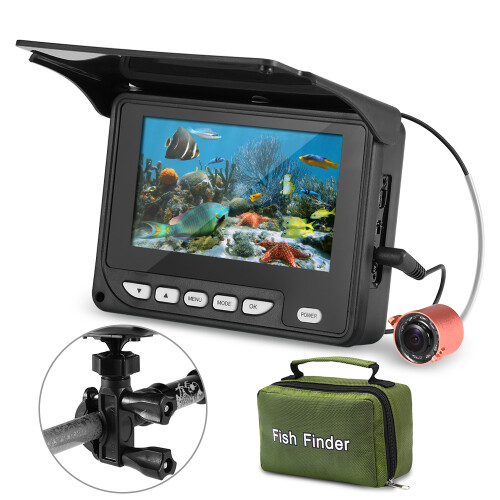Portable 4.3" Underwater Fish Finder Camera 20M Waterproof Night Vision 2