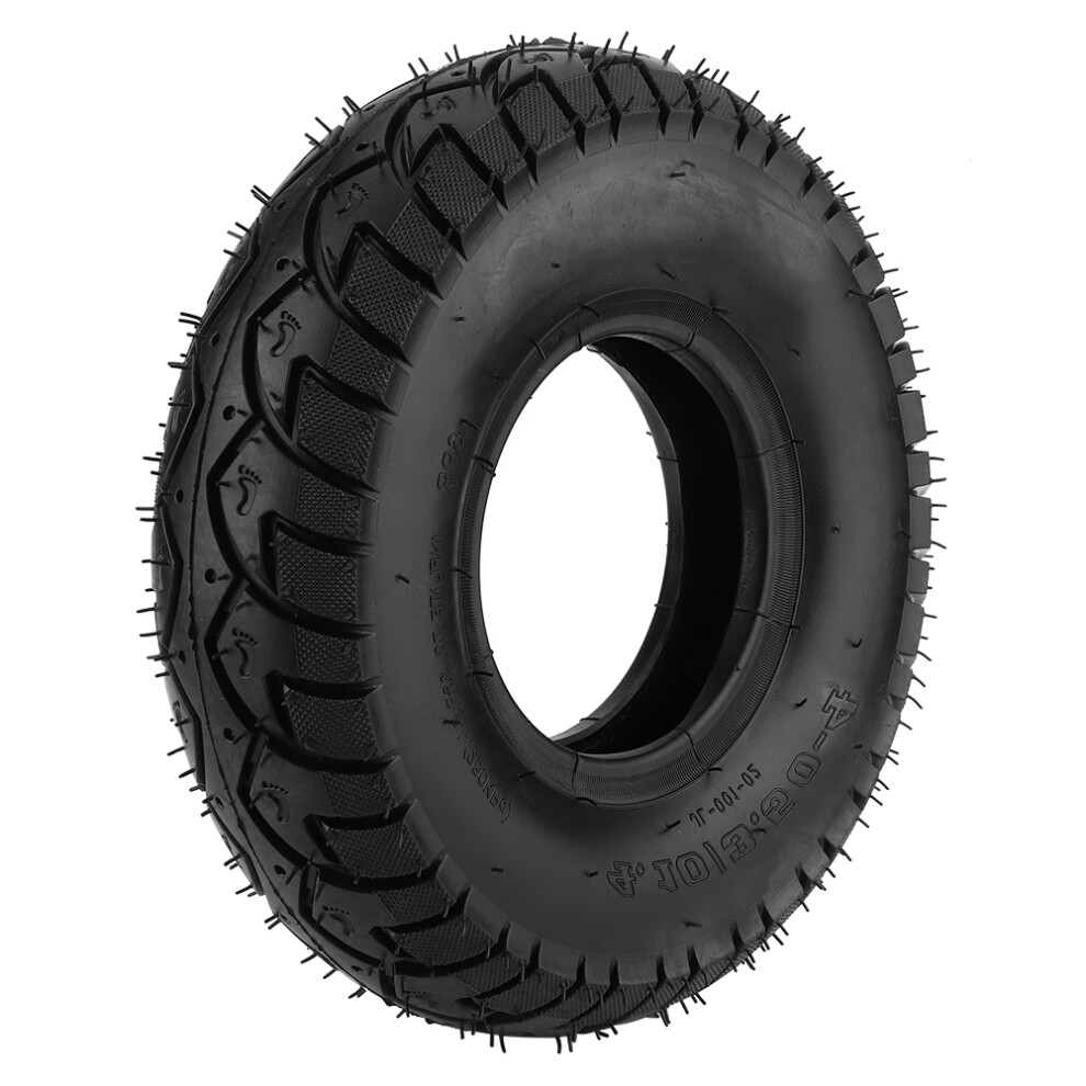 10In Rubber Tire 4.10/3.50-4 Anti-Slip Design For Tool Carts 5001362424577