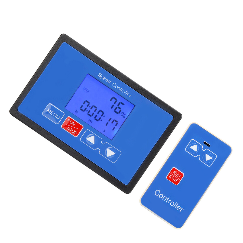 Dc Brush Motor Speed Controller 6.5V-55V 30A Lcd Remote Timer 3581362425030