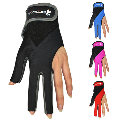 Billard-Queue-Handschuhe links Drei-Schnitt-Elastik für Pool & Billard 1