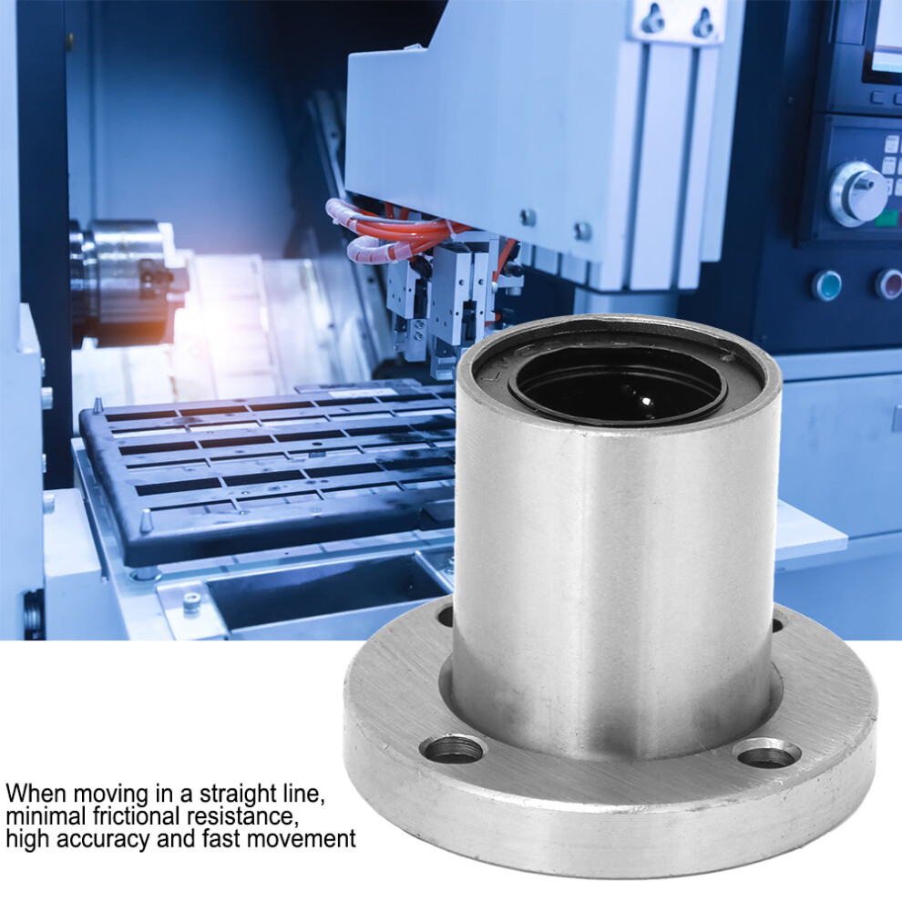 Round Flange Linear Motion Bearing Steel Lmf25uu/20Uu/16Uu/13Uu For Precision Machinery 8731362426031
