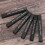 6PCS Compressed Charcoal Art Pencils Black Square Soft/Medium/Hard for Drawing 1