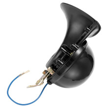Wasserdichte Elektrokfz-Horn 105dB Schneckenlaut, 12V/24V Schwarz für Fahrzeuge