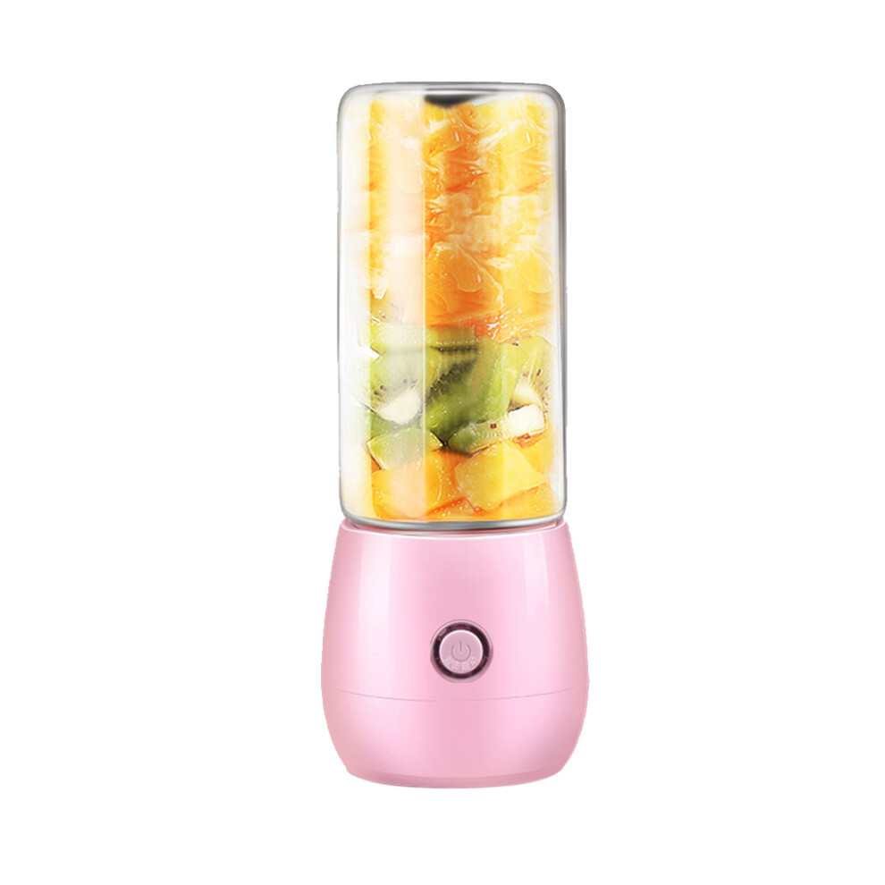 (Pink) Electric Juicer Cup Travel Fruit Blender Bottle Mixer Juice Maker-image-OPC-PN2H9VC-NEW
