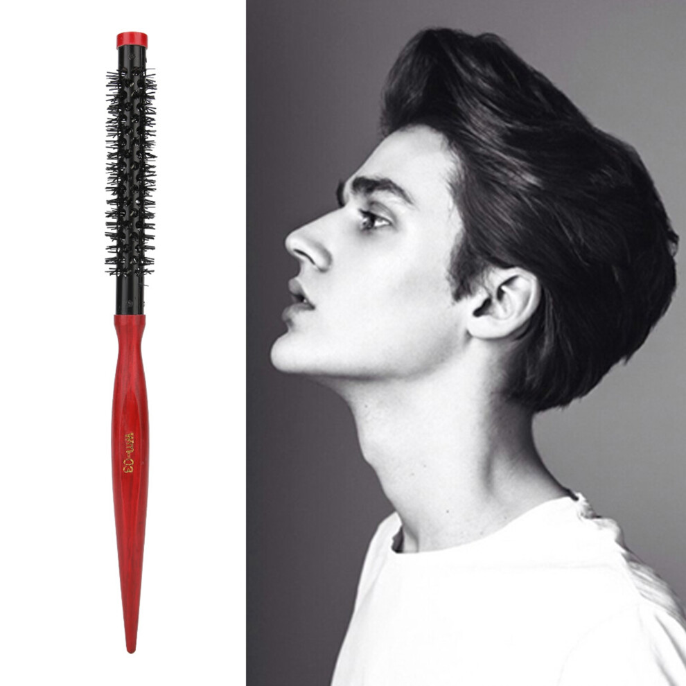 Mini Ultra Thin Aluminum Tube Hair Styling Brush with Nylon Bristles #3