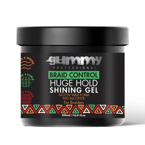 Gummy Braid Control Huge hold Shining Gel 500ml