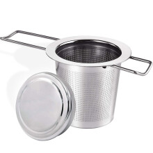 Elegante infusor de chá em aço inoxidável, um produto premium que garante durabilidade e resistência à ferrugem para uma experiência de preparo
