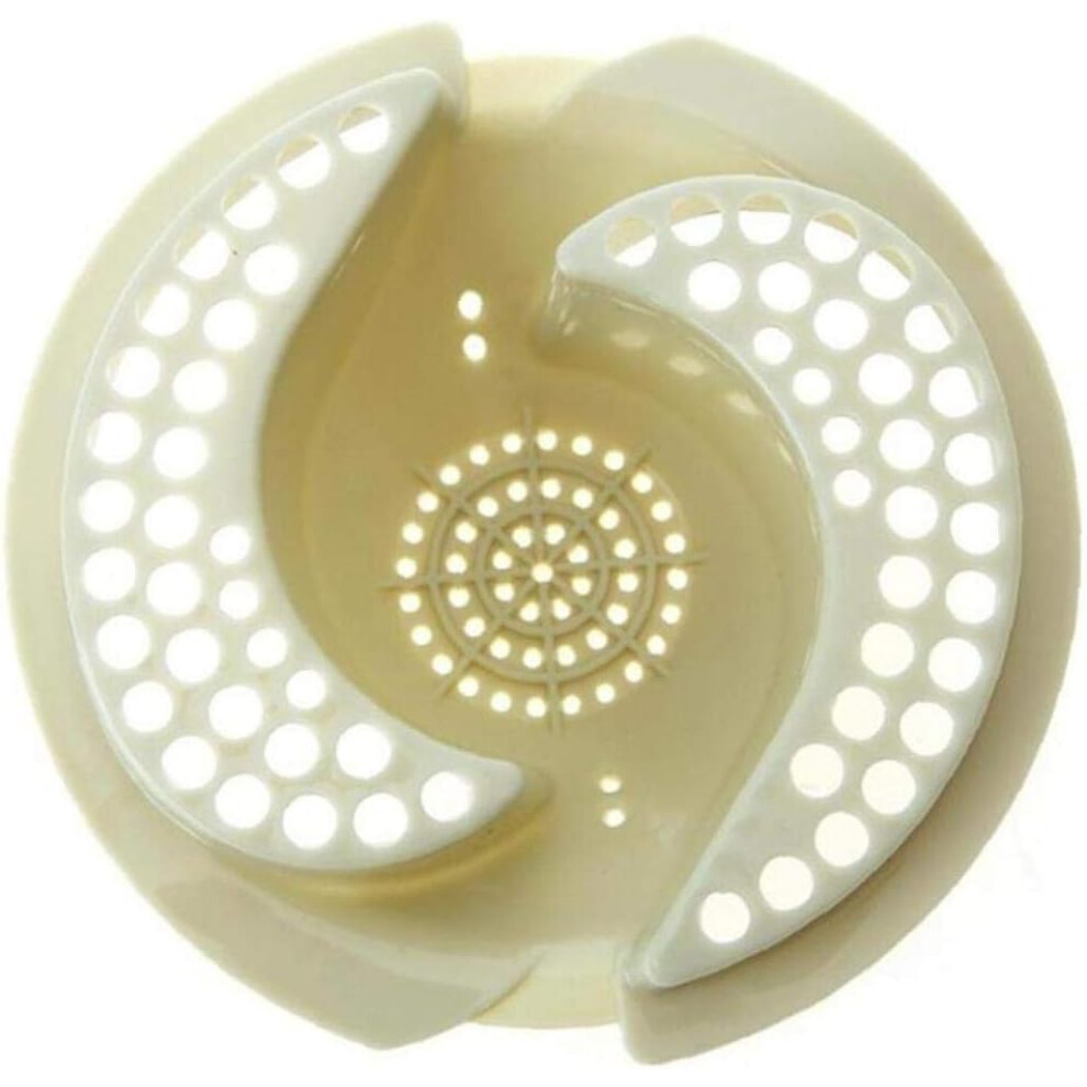 Clog Prevention Silicone Drain Strainer, White Color Hair Stopper Ensures Seamless Kitchen And Bath Experience 9055394302774