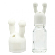 (B) Essential-Oil Inhaler Cap with Refillable Bottle Reusable Refillable Empty Bottle Dispenser for Women Men
