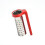 (Red) JiaWei Tea Strainers Hanging On Cup Style Tea Infuser With Handle Tea Diffuser Strainer Herbal Spice Filter Drinkware Tea Accessories wzk 2
