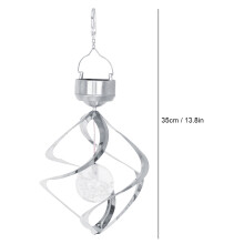 LED Solar Wind Chimes Light Waterproof RGB Gradient 35cm Outdoor Decor
