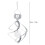 LED Solar Wind Chimes Light Waterproof RGB Gradient 35cm Outdoor Decor 1