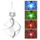 LED Solar Wind Chimes Light Waterproof RGB Gradient 35cm Outdoor Decor 11