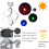 LED Solar Wind Chimes Light Waterproof RGB Gradient 35cm Outdoor Decor 3