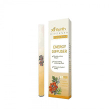 (Yellow) Herbal Refreshing Energy Bar Air Freshener Pen Portable Aromatherapy Diffuser Pen Odor Remover For Clear Breathing Body Carea