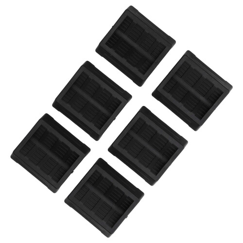 6 Stück Möbelfüße, Bettstopper, Gummi-Rollenfüße, 1