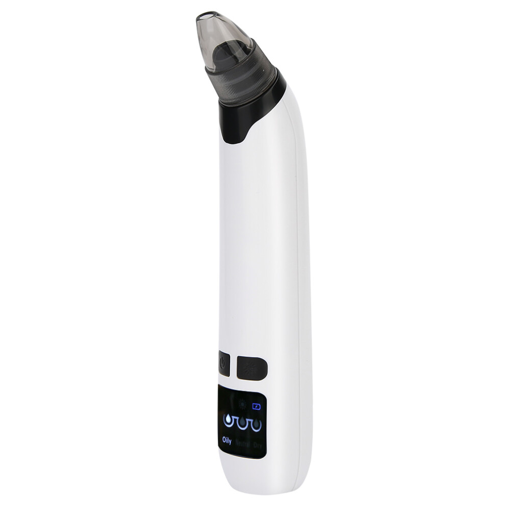 White Handheld Blackheads Removal Machine Â Pore Cleaner, 17.2Cm,
